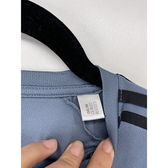 Adidas Stay Dry Sz M Climalite D2M TEE Training Raw Steel Color Shirt CE4022 - Picture 9 of 12